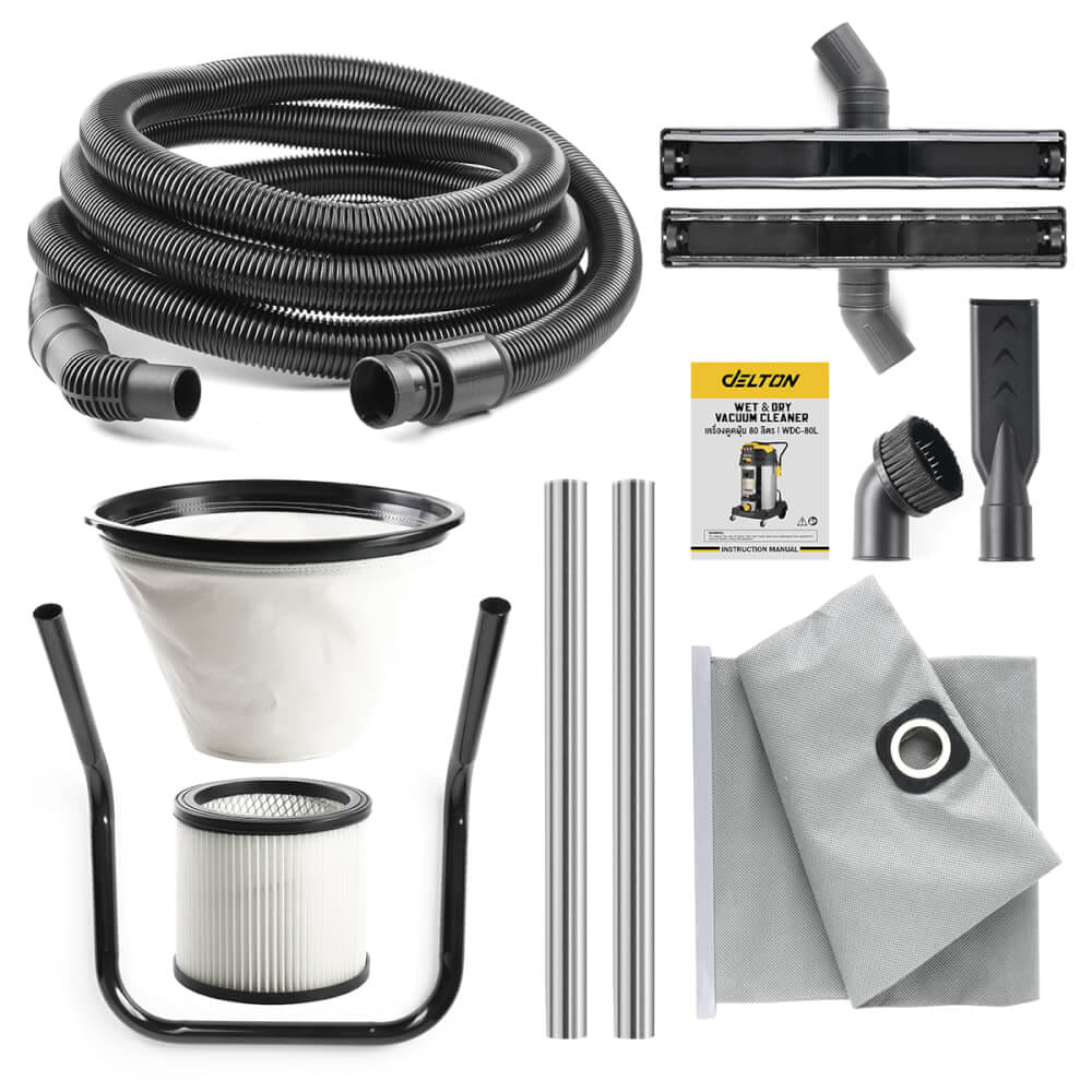 เครื่องดูดฝุ่น DELTON รุ่น WDC-80L 80 ลิตร 3,600 วัตต์_6